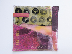 Italy-inspired Fabric Collage
