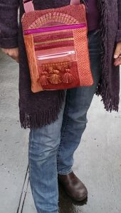 ANY Texture eco-friendly cross-body pouch