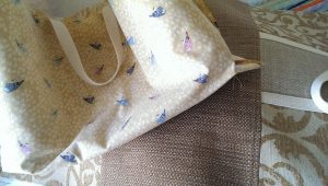 ANY Texture Putting the market totes together