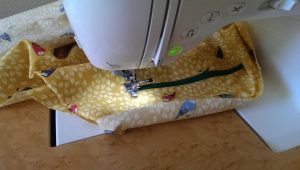 ANY Texture Sewing the lining for shopping totes