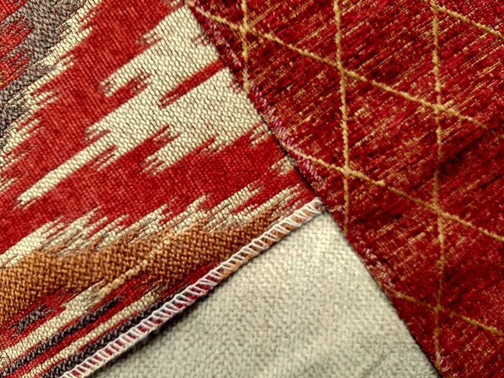 Fall-colored upholstery fabrics