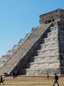 The stairs of El Castillo, Chichen itza