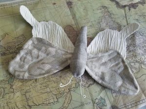 Final textile butterfly experiment