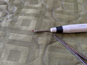 Undoing messed-up quilting