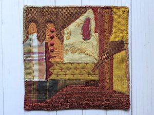 Locked Cathedral art quilt