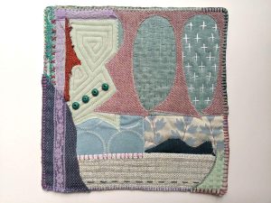 Shattered Theater art quilt