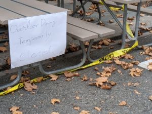 Shut down restaurant