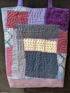 Patchwork tote bag