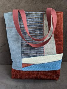 Patchwork tote bag