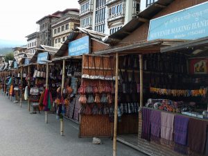 Bhutanese craft market