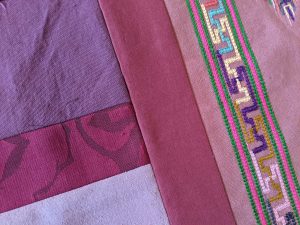 Piecing fabrics for jacket