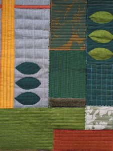 Golden Arctotis art quilt