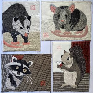 Backyard Critters quilt series