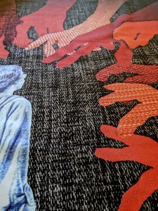 Quilt printed on whole cloth