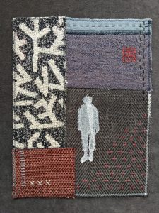 abstract mini quilt