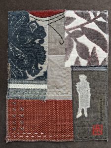 abstract mini quilt
