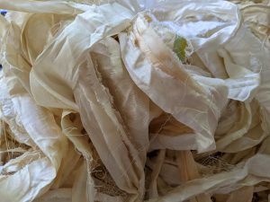 Silk sari bundle