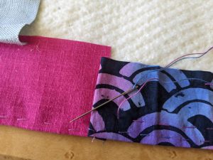 Kawandi quilt in progress
