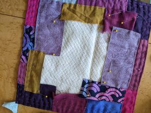 Kawandi quilt in progress