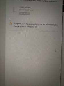 Discontinued message