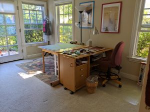 My finished, tidy sewing room