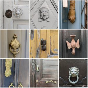 Door knockers in Greece
