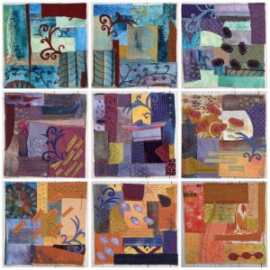 Stolen Moments mixed media series