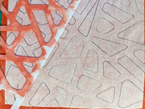 Preparing stencil appliqué