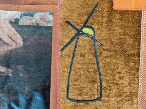 Windmill applique