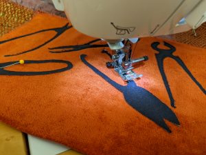 Sewing tool appliqué