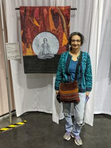 Me with my quilt Finding Equanimity