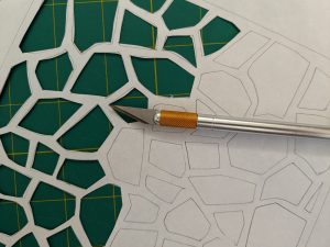 Cutting out stencils