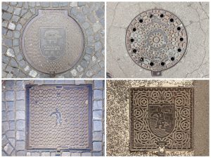 Man hole covers in Ljubljana