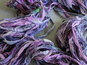 Sari silk ribbon
