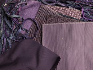 Purple fabrics