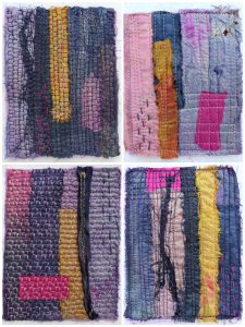 Four tiny textile sketches