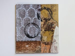 Italy-inspired art journal collage