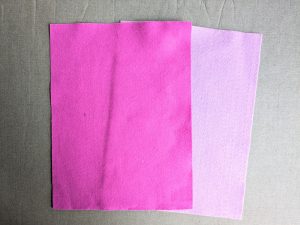 Purple felt