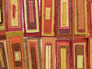 Stitched fabric rectangles