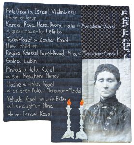 Finished "The Grieving Matriarch" art quilt