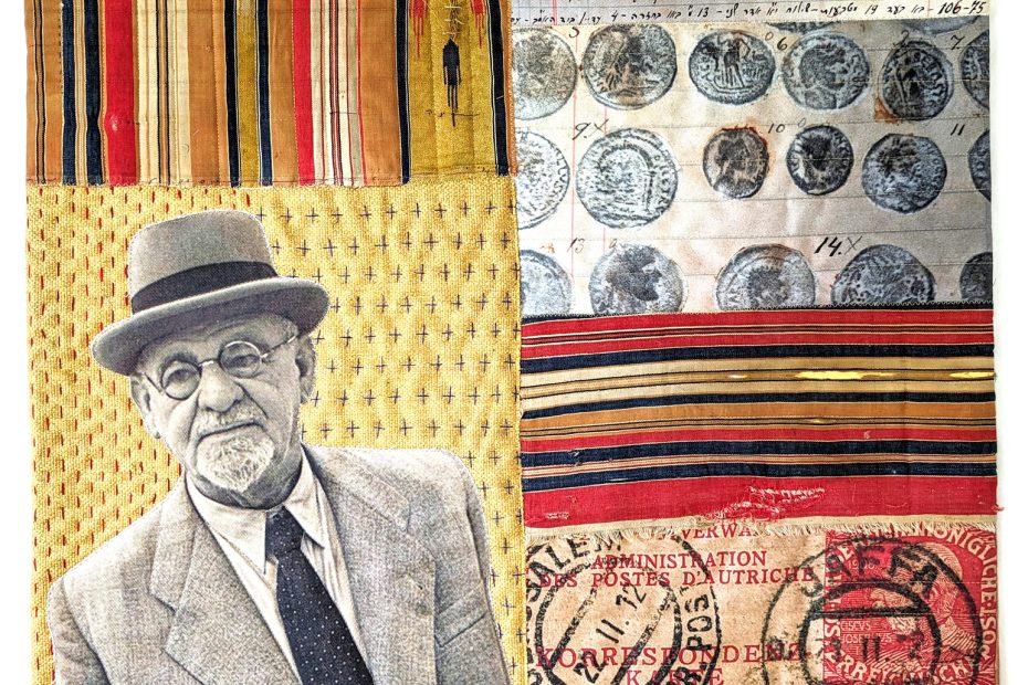 Finished "The Worldly Patriarch" art quilt