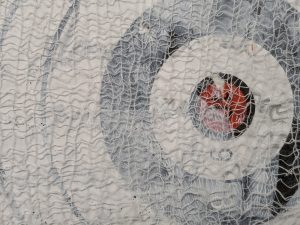 "Alternate Reality" art quilt in progress