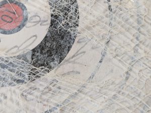 "Alternate Reality" art quilt in progress