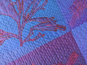 Couching chenille thread