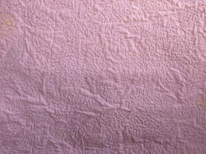 Back of "Yaacov's Algae in Purple" art quilt