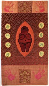 Mother, Godess art quilt