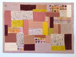 Finished Aba's Archive 2 art quilt