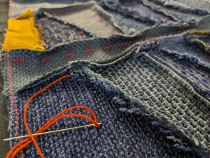 Adding hand stitches