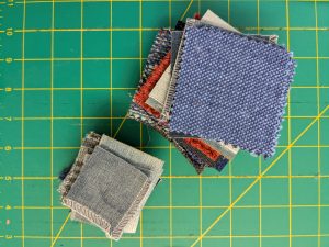 Fabric squares