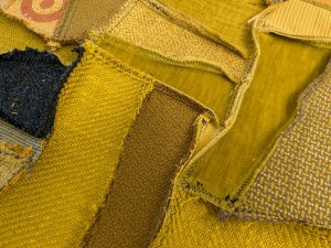 Close up of seams